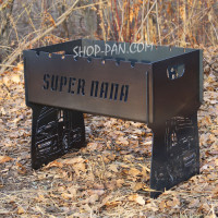 Мангал разборной SUPER ТАТО - с индивидуальной гравировкой