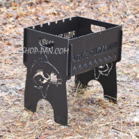 Мангал разборной с индивидуальной гравировкой - Рыбак по призванию