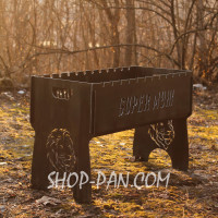 Мангал розбірний з індивідуальним гравіюванням - на подарунок