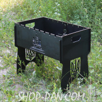 Мангал разборной с индивидуальной гравировкой - на подарок