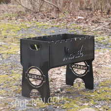 Мангал розбірний ДОРОГОГО КУМА з індивідуальним надписом - подарунковий