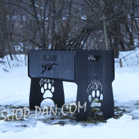 Мангал розбірний з індивідуальним гравіюванням - на подарунок