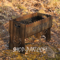 Мангал розбірний з індивідуальним гравіюванням - на подарунок