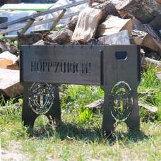 Мангал разборной на 8 шампуров с индивидуальной гравировкой