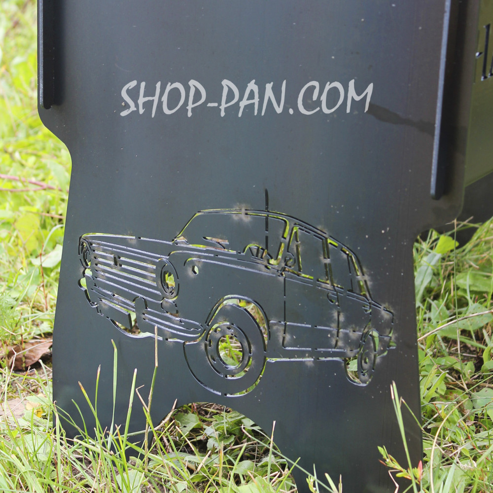 Мангал на 8 шт розбірний з гравіюванням - Америка - на подарунок SP00201