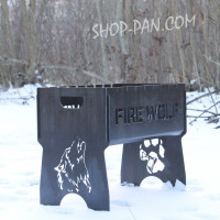 Мангал разборной с индивидуальной гравировкой - на подарок