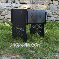 Мангал розбірний 13-ДПРУ з індивідуальним гравіюванням - на подарунок