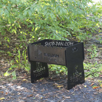 Мангал разборной на 8 шампуров с индивидуальной гравировкой - Проект