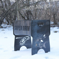 Мангал разборной с индивидуальной гравировкой - на подарок