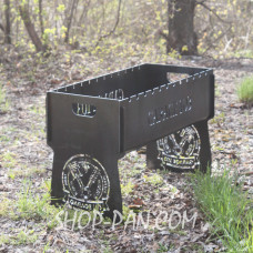 Мангал розбірний з індивідуальним гравіюванням - на подарунок