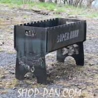 Мангал разборной с индивидуальной гравировкой - на подарок