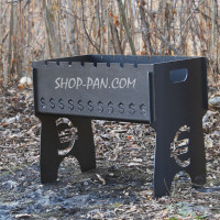 Мангал розбірний з індивідуальним гравіюванням - ЄВРО