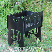 Мангал розбірний з індивідуальним гравіюванням - HONDA - на подарунок