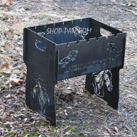 Мангал разборной с индивидуальной гравировкой - Любимому тренеру