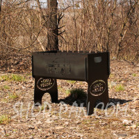 Мангал разборной с индивидуальной гравировкой - на подарок