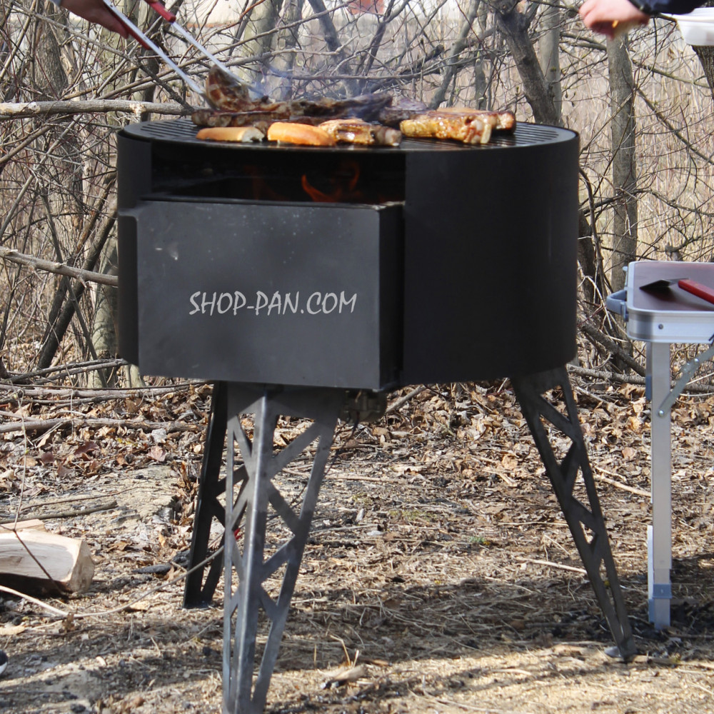 Мангал-гриль Реберня SHOP-PAN для дому, кафе, ресторану SP00237