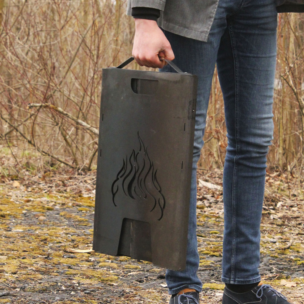 Мангал-кейс на 8 шампурів із гравіюванням Вовк SP00239