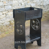 Мангал разборной высокий на 8 шампуров - Сия жар жж программист