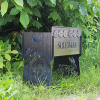 Мангал автоматичний на 6 шампурів із гравіюванням — Знаки Зодіаку