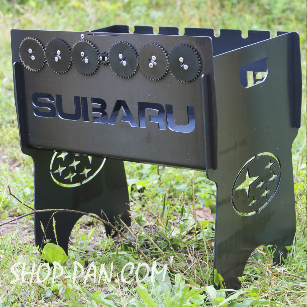 Мангал із вбудованою шашличницею та мотором на 6 шампурів із гравіюванням — Acura SP00260