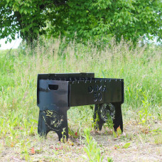 Мангал автоматический на 8 шампуров с гравировкой - Dima