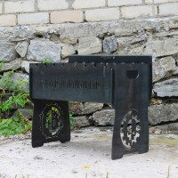 Мангал автоматичний на 8 шампурів з гравіюванням - Warhammer