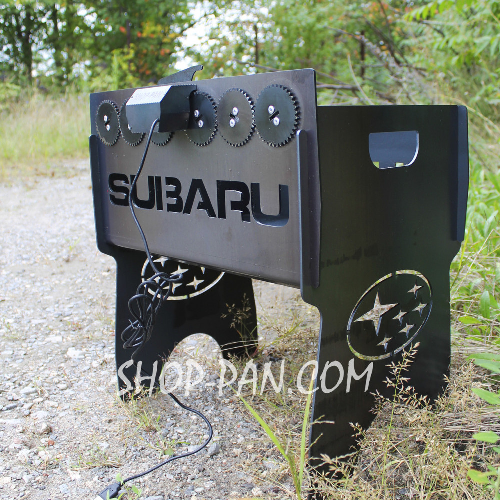 Мангал имый со встроенной шашлычницей и мотором на 12 шампуров SP00263