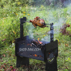 Рожен з електроприводом на мангал