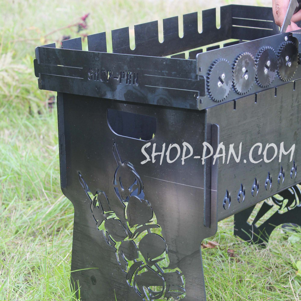 Автоматична шашличниця SHOP-PAN на 8 шампурів SP00294