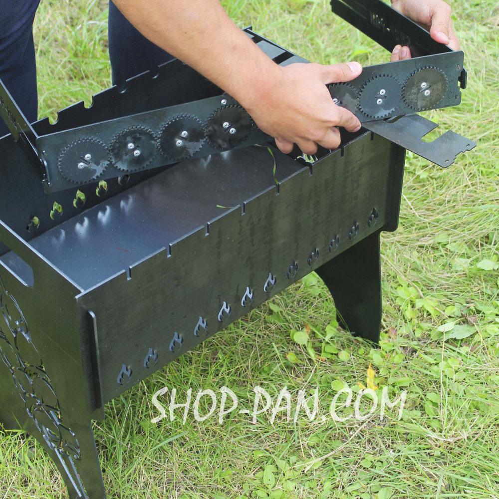 Автоматична шашличниця SHOP-PAN на 8 шампурів SP00294