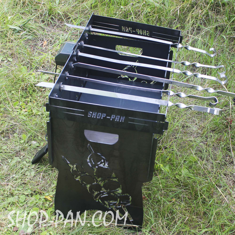 Автоматична шашличниця SHOP-PAN на 8 шампурів SP00294