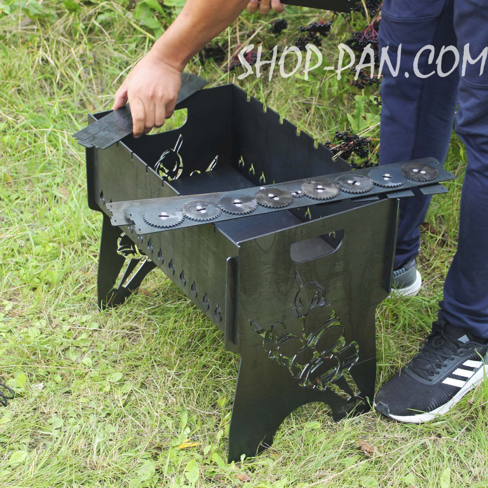 Автоматична шашличниця SHOP-PAN на 8 шампурів SP00294