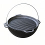 Казан татарський чавунний 10 л з кришкою-сковородою гриль та дужкою SP00319