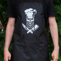 Фартук черный (рейнар) с вашим принтом