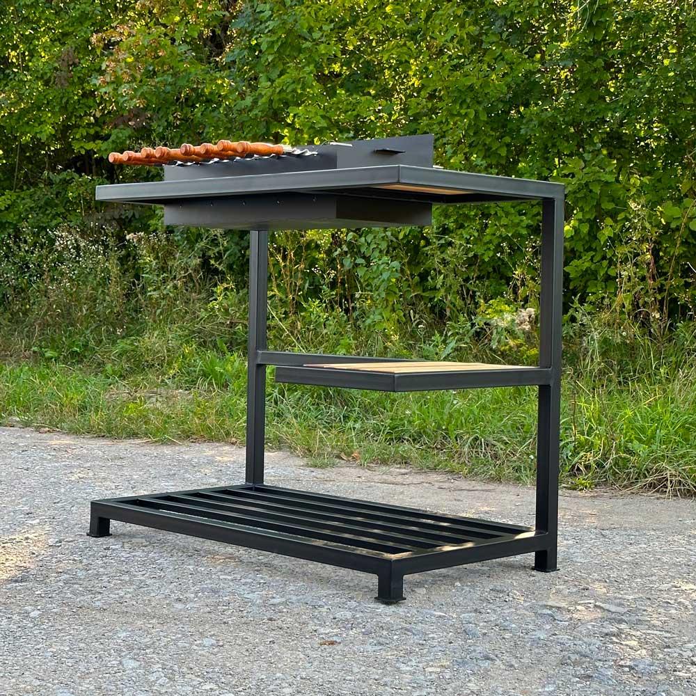 Автомангал Loft зі столиком і знімною жарівнею на 8 шампурів SP00428