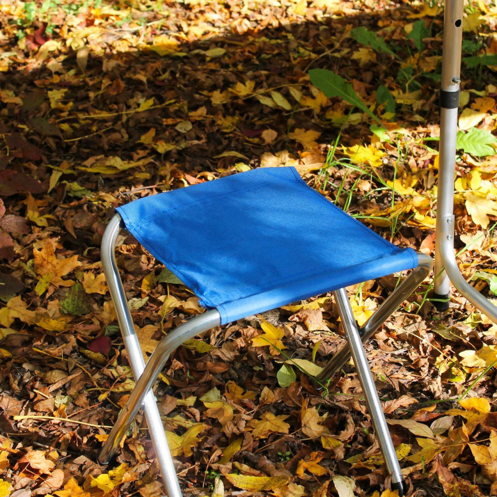 Розкладний стіл (синій) для пікніка, стільці SP00483