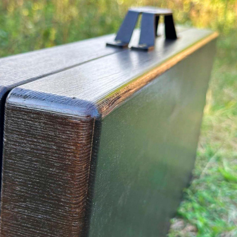 Набір шампурів в дерев'яній коробці "Буковина" на ніжках SP00494