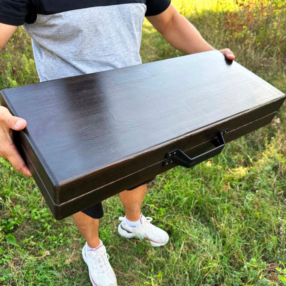 Набір для гриля та барбекю у дерев'яному кейсі "Буковина" SP00494