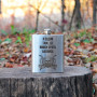 Фляга 200 ml з гравіюванням - Їздив там де вовки боялись SP00517