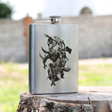 Фляга 200 ml с индивидуальной гравировкой