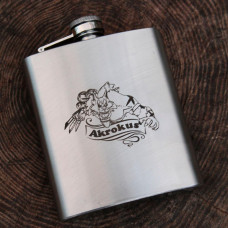 Фляга 200 ml з гравіюванням - Akrokus