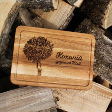Кухонна дошка з гравіруванням - коханій дружині