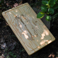 Кухонна дошка з гравіруванням - Родина