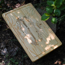 Кухонна дошка з гравіруванням - Родина