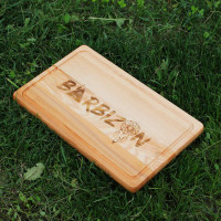 Кухонна дошка з гравіруванням - ваш логотип