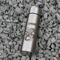 Термос 750 мл с гравировкой - Змей