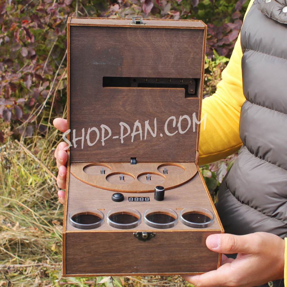 Наливатор алкогольний для напоїв на 4 чарки з гравіюванням - разом до перемоги SP00674