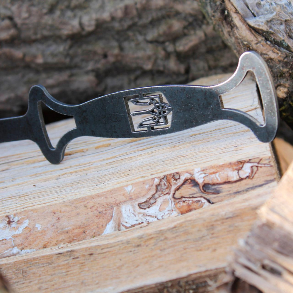 Кочерга для сковороди і мангала з гравіюванням SP00696