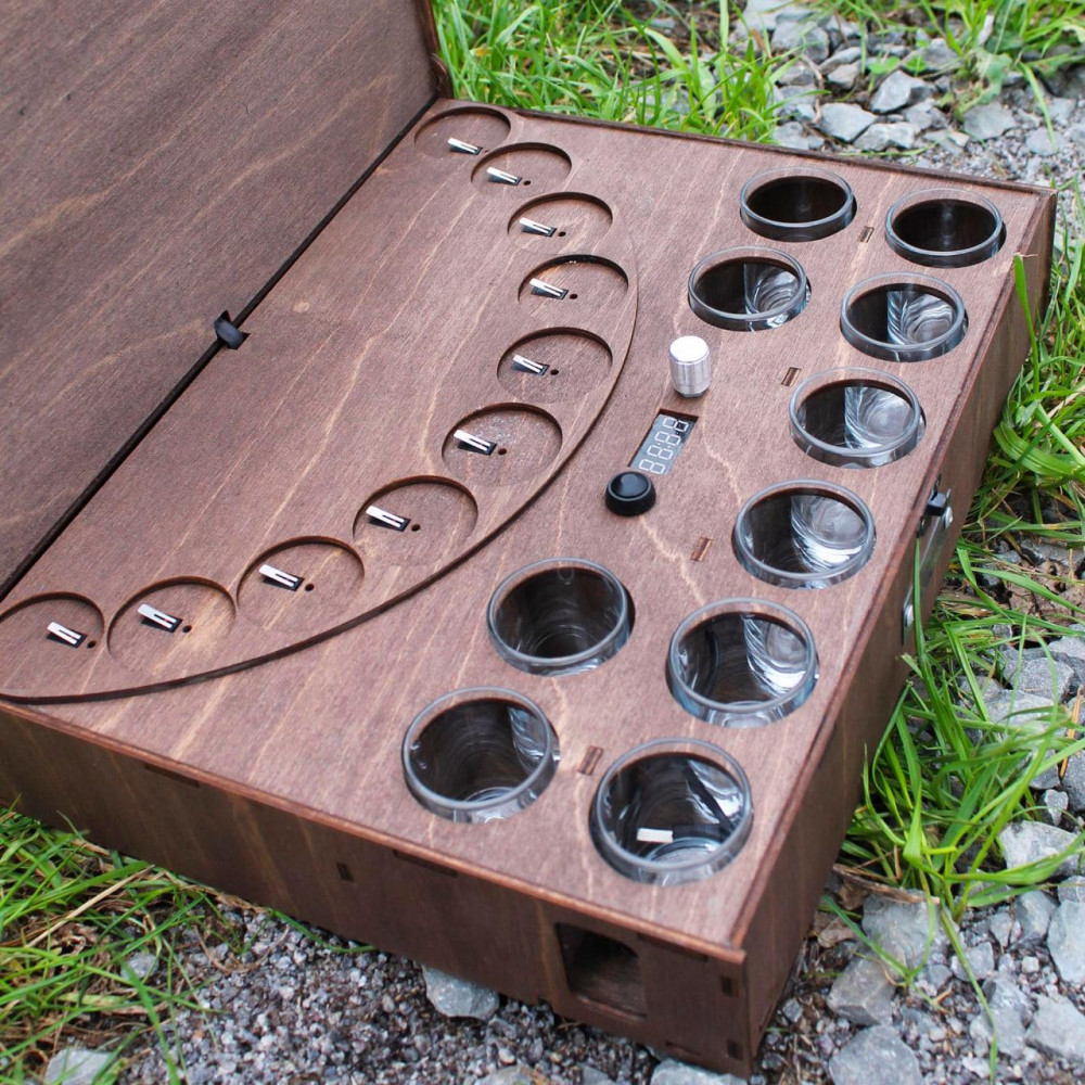 Наливатор алкогольний для напоїв на 10 чарок з вбудованим акумулятором, Автобармен SP01389