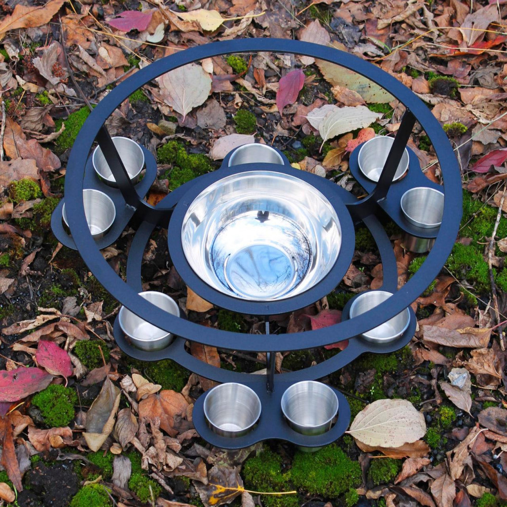 Садж SHOP-PAN с соусницами и рюмками SP01429